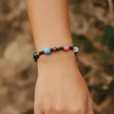 Bracelet on wrist outdoors