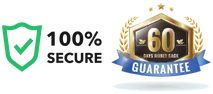100% Secure - 60 Day Guarantee